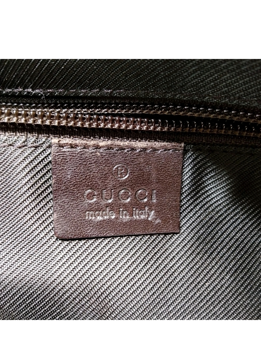 Gucci Brown Monogram Duffel Bag - Picture 8 of 9